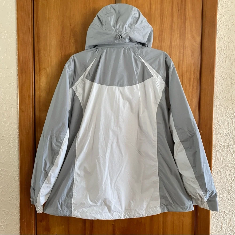 Eddie Bauer NWT WeatherEdge Jacket Mid Weight Shell White Gray Women’s XXL - Picture 6 of 16
